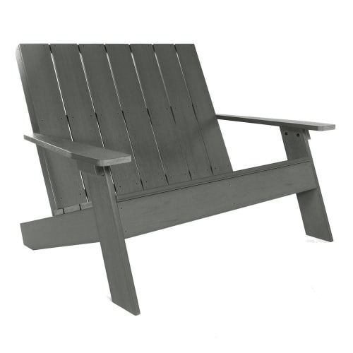 Sequoia Professional Granite Hills Double Wide Adirondack Chair, Coastal Teak